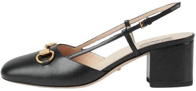 (W) Gucci Kasut Tumit Tinggi 'Comfort Fashion Tumit Tebal Hitam' 771601-C9D00-1000 Buy (W) Gucci Kasut Tumit Tinggi 'Comfort Fashion Tumit Tebal Hitam' 771601-C9D00-1000