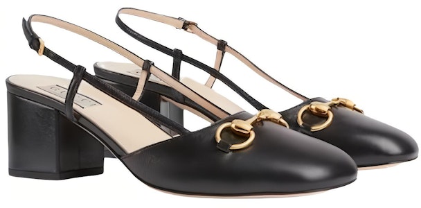 (W) Gucci Kasut Tumit Tinggi 'Comfort Fashion Tumit Tebal Hitam' 771601-C9D00-1000 Lookbook (W) Gucci Kasut Tumit Tinggi 'Comfort Fashion Tumit Tebal Hitam' 771601-C9D00-1000