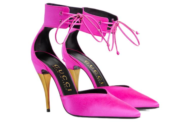Order (W) Gucci Hoge Hak Pumps ''Elegant Temperament Paars Rood'' 752966-F3C20-5626