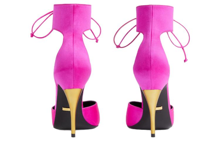 Shop (W) Gucci Hoge Hak Pumps ''Elegant Temperament Paars Rood'' 752966-F3C20-5626