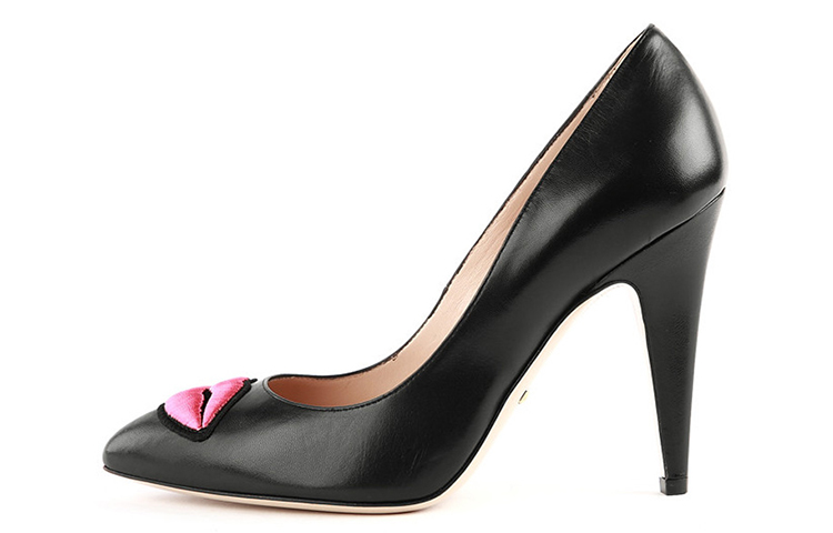 (Women) Gucci High Heel Pumps 'Heart Black' 435420-C9D10-1186