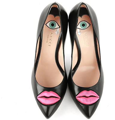 (W) Gucci Tacones Altos 'Corazón Negro' 435420-C9D10-1186 Lookbook (W) Gucci Tacones Altos 'Corazón Negro' 435420-C9D10-1186