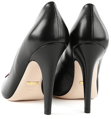 (Women) Gucci High Heel Pumps 'Heart Black' 435420-C9D10-1186 Shop (Women) Gucci High Heel Pumps 'Heart Black' 435420-C9D10-1186
