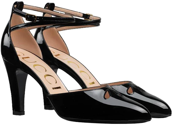 (W) Gucci Hoge Hak Pumps ''Lak Zwart'' 602424-BNC00-1000 Order (W) Gucci Hoge Hak Pumps ''Lak Zwart'' 602424-BNC00-1000