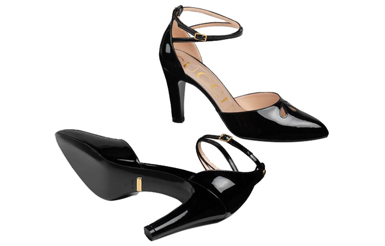 Lookbook (W) Gucci Hoge Hak Pumps ''Lak Zwart'' 602424-BNC00-1000