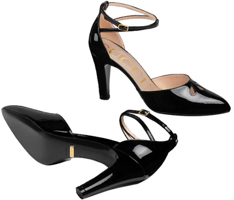 (W) Gucci Hoge Hak Pumps ''Lak Zwart'' 602424-BNC00-1000 Lookbook (W) Gucci Hoge Hak Pumps ''Lak Zwart'' 602424-BNC00-1000