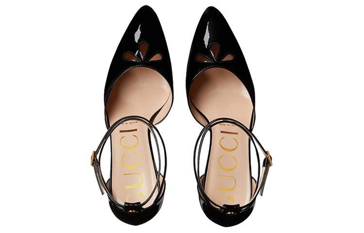 Shop (W) Gucci Hoge Hak Pumps ''Lak Zwart'' 602424-BNC00-1000
