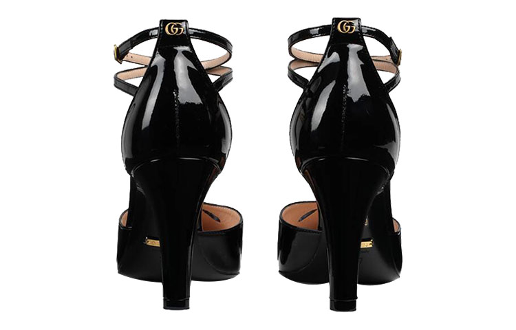 Purchase (W) Gucci Hoge Hak Pumps ''Lak Zwart'' 602424-BNC00-1000