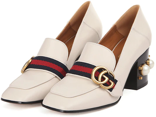 (W) Escarpins Gucci à Talons Hauts ''Ornés de Perles Ivoire'' 425943-DKHC0-9061 Lookbook (W) Escarpins Gucci à Talons Hauts ''Ornés de Perles Ivoire'' 425943-DKHC0-9061