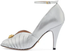 (Women) Gucci High Heel Pumps 'Silver' 727516B8B00 (Women) Gucci High Heel Pumps 'Silver' 727516B8B00