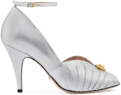(W) Gucci Hoge Hakken Pumps ''Zilver'' 727516B8B00 Order (W) Gucci Hoge Hakken Pumps ''Zilver'' 727516B8B00