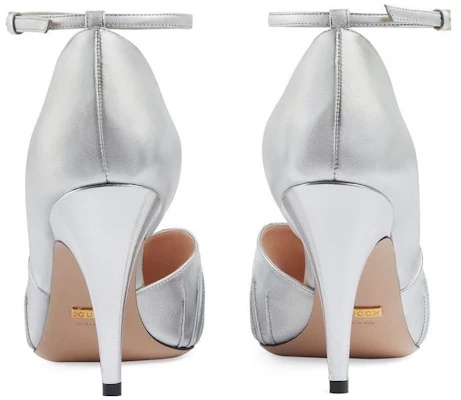 (W) Gucci Hoge Hakken Pumps ''Zilver'' 727516B8B00 Purchase (W) Gucci Hoge Hakken Pumps ''Zilver'' 727516B8B00