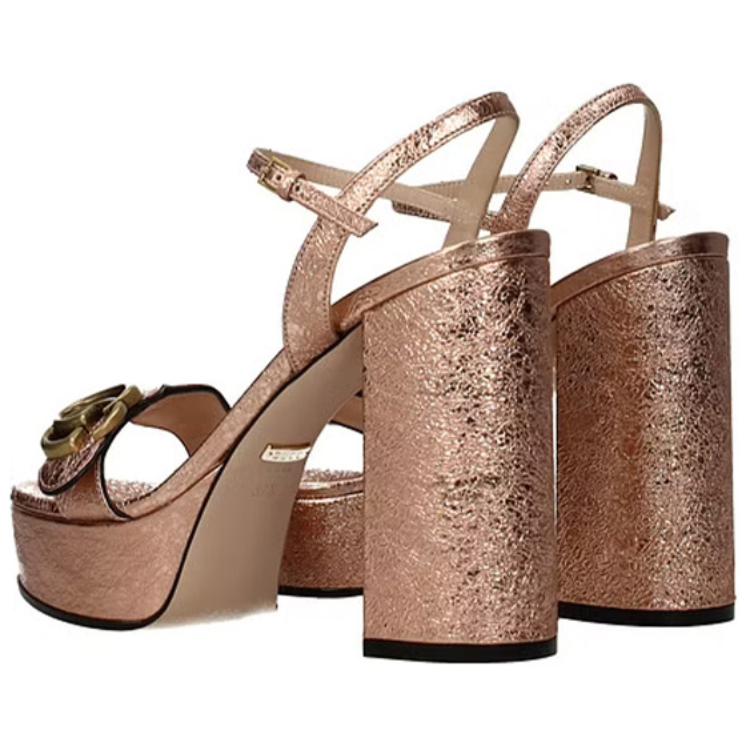 Purchase (W) Sandalias de Tacón Alto Gucci 'Marrón' 573021-DKT00-5702