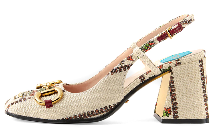 (Women) Gucci High Heel Sandals 'Centennial White Red'