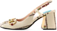 Buy (W) Sandal Tumit Tinggi Gucci 'Centennial Putih Merah' 678004-UH250-8471