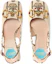 Lookbook (W) Sandal Tumit Tinggi Gucci 'Centennial Putih Merah' 678004-UH250-8471