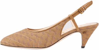 (Women) Gucci High Heel Sandals with Double G and Ankle Laces 'Brown' 658280-99WO0-2621 (Women) Gucci High Heel Sandals with Double G and Ankle Laces 'Brown' 658280-99WO0-2621