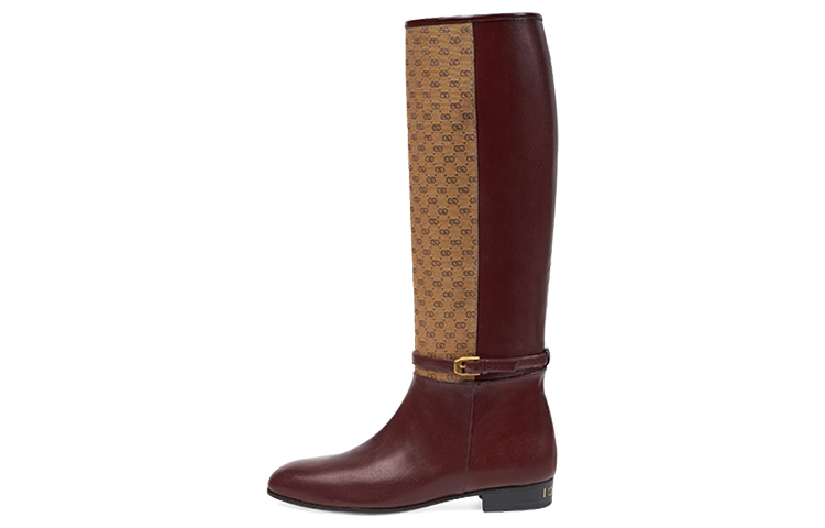 (Women) Gucci High Top Boot 'Mini GG Burgundy' 658889-1DON0-6670