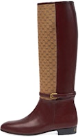 (Women) Gucci High Top Boot 'Mini GG Burgundy' 658889-1DON0-6670 (Women) Gucci High Top Boot 'Mini GG Burgundy' 658889-1DON0-6670