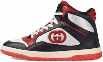 (Women) Gucci High-Top Sneaker 'Red Black' 762097-AACN5-1050 (Women) Gucci High-Top Sneaker 'Red Black' 762097-AACN5-1050