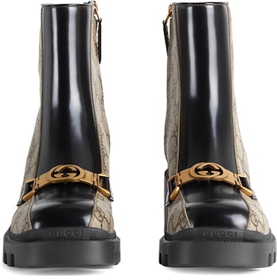 (W) グッチ ホースビット アンクルブーツ (黒) 670412-2OQ50-9763 Lookbook (W) グッチ ホースビット アンクルブーツ (黒) 670412-2OQ50-9763