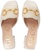 (W) Gucci Horsbit Sandal Tumit 75mm Kulit Putih 655412-BKO00-9022