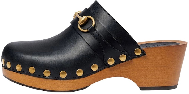 (Women) Gucci Horsebit 35mm Leather Clog 'Black' 702780-D6000-1000 Buy (Women) Gucci Horsebit 35mm Leather Clog 'Black' 702780-D6000-1000