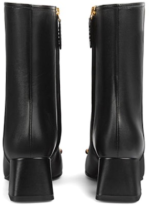(Women) Gucci Horsebit 55mm Ankle Boot Black Leather 643888-BKO00-1000 Purchase (Women) Gucci Horsebit 55mm Ankle Boot Black Leather 643888-BKO00-1000