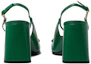 Purchase (W) Gucci Horsebit Tacón 75mm Slingback Verde Brillante de Cuero 643892-C9D00-3727