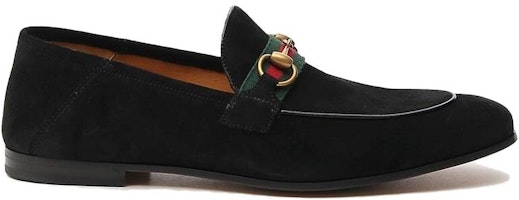 GUCCI 古馳 Horsebit 绒面革 時尚樂福平底鞋 黑色 Order GUCCI 古馳 Horsebit 绒面革 時尚樂福平底鞋 黑色