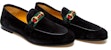 (W) Gucci Horsebit 'Loafers Velvet Hitam' 581513-1M620-1074