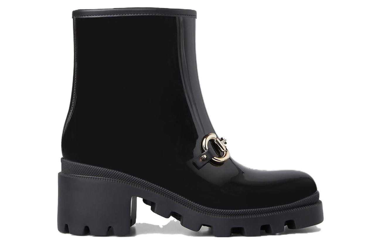 Lookbook (W) Gucci Horsebit Enkel Laars ''Zwart'' 670407-JCCP0-1000