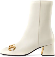 (Women) Gucci Horsebit Ankle Boot 'White' 643888-BKO00-9022 (Women) Gucci Horsebit Ankle Boot 'White' 643888-BKO00-9022