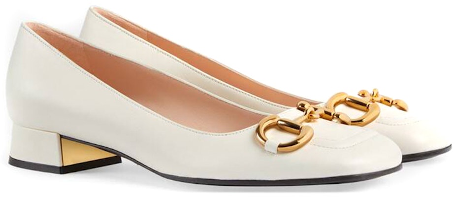 (Women) Gucci Horsebit Ballet Flat White Leather 645600-C9D00-9022 Order (Women) Gucci Horsebit Ballet Flat White Leather 645600-C9D00-9022