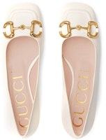 (W) 구찌 호스빗 발레 플랫 화이트 레더 645600-C9D00-9022 Lookbook (W) 구찌 호스빗 발레 플랫 화이트 레더 645600-C9D00-9022