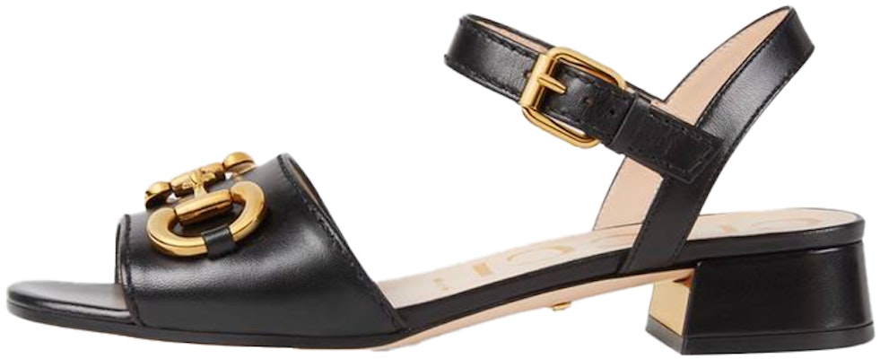 (Women) Gucci Horsebit Black Sandals 655413-BKO00-1000 Buy (Women) Gucci Horsebit Black Sandals 655413-BKO00-1000