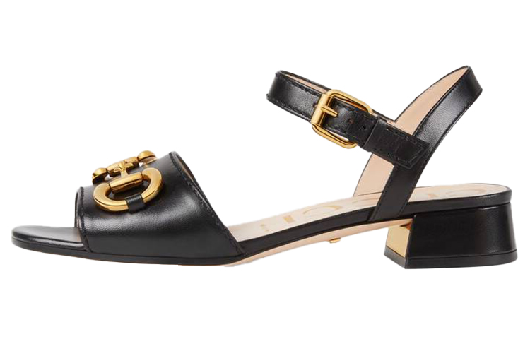 (Women) Gucci Horsebit Black Sandals 655413-BKO00-1000