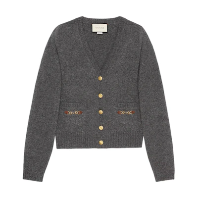 (Women) Gucci Horsebit Cashmere Sweater SS22 628412-XKBH9-1037