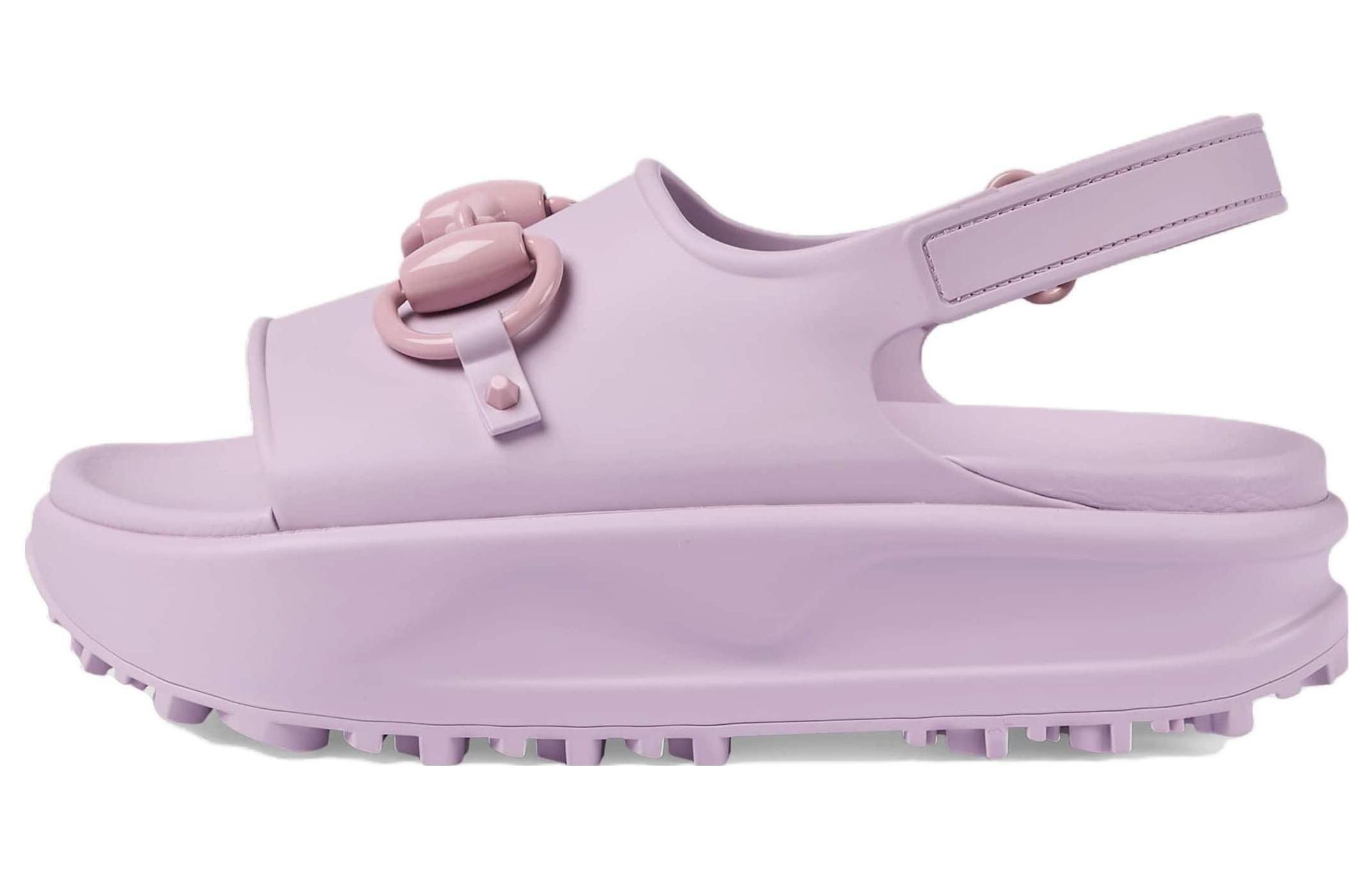 (Women) Gucci Horsebit Flatform Sandal 'Light Pink' 742435-JAAC9-6816