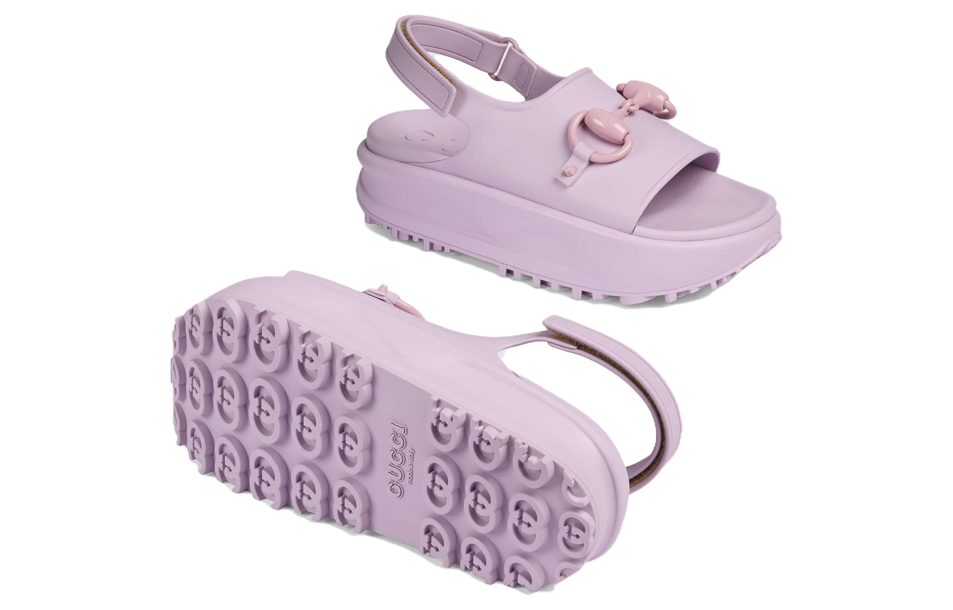 Details for (W) Sandali Platform Gucci Horsebit ''Rosa Chiaro'' 742435-JAAC9-6816