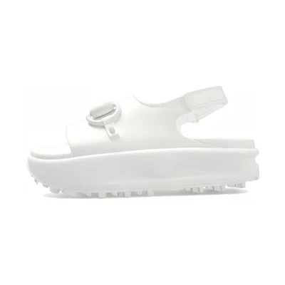 (W) Gucci Horsebit Flatform Sandal 'White'