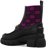 (W) Gucci Horsebit GG Jersey Boot 'Hitam Fuchsia' 718716-AAA4Y-1074 Shop (W) Gucci Horsebit GG Jersey Boot 'Hitam Fuchsia' 718716-AAA4Y-1074