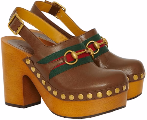 (W) Gucci Tumit Tinggi Horsebit 'Coklat' 723659-0G0P0-2360 Lookbook (W) Gucci Tumit Tinggi Horsebit 'Coklat' 723659-0G0P0-2360