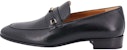 (W) Gucci Loafer 'Hitam' dengan Horsebit dan Logo G Bersatu 740434-AABUV-1000