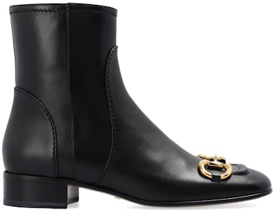(W) Botas de Cuero Gucci Horsebit Tobilleras 'Negro' 673666-BKO00-1000 Order (W) Botas de Cuero Gucci Horsebit Tobilleras 'Negro' 673666-BKO00-1000
