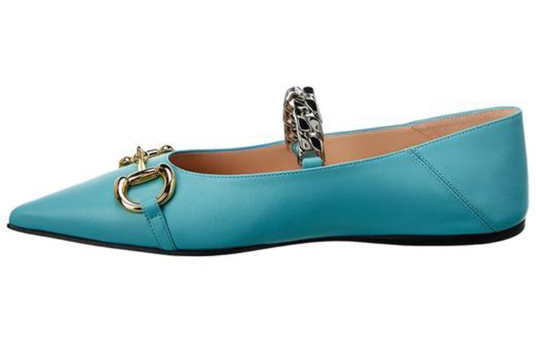 Buy (W) Loafer Kulit Gucci Horsebit 'Biru' 621161-BKO00-4933