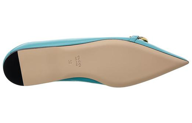 (W) Gucci Horsebit Leather Loafers 'Blue' 圖 4