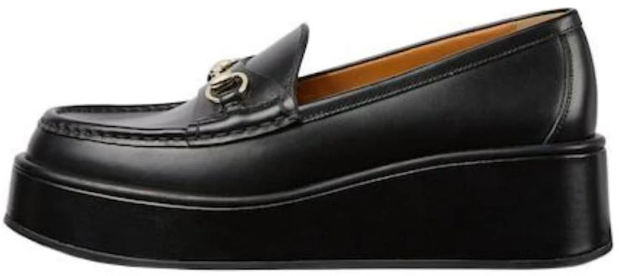 (W) グッチ ホースビット レザー ラウンドトゥ スリッポンローファー 6cm ブラック 794317 AADO0 1000 Buy (W) グッチ ホースビット レザー ラウンドトゥ スリッポンローファー 6cm ブラック 794317 AADO0 1000