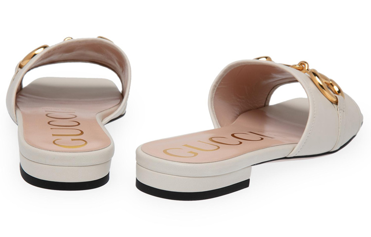 Lookbook (W) Sandal Kulit Gucci Horsebit 'Beige' 623111-1RH00-9050