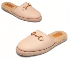 (W) 古驰马衔扣皮革便鞋 '肤玫瑰' 645757-17T40-6766 Lookbook (W) 古驰马衔扣皮革便鞋 '肤玫瑰' 645757-17T40-6766